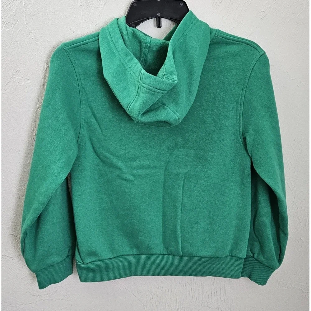 Nike Sportswear Fleece Embroidered‎ Logo Hoodie Green Kids Children's Size Small